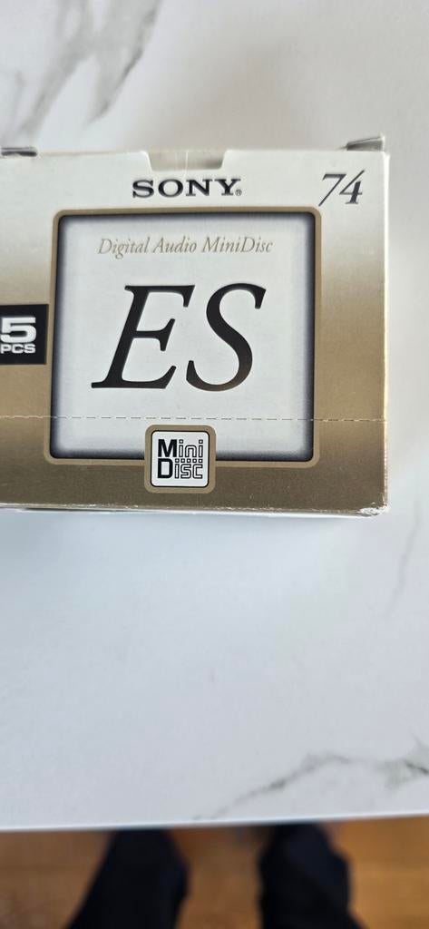 Te koop  sony minidisc schijven ES 80 min, Ophalen of Verzenden