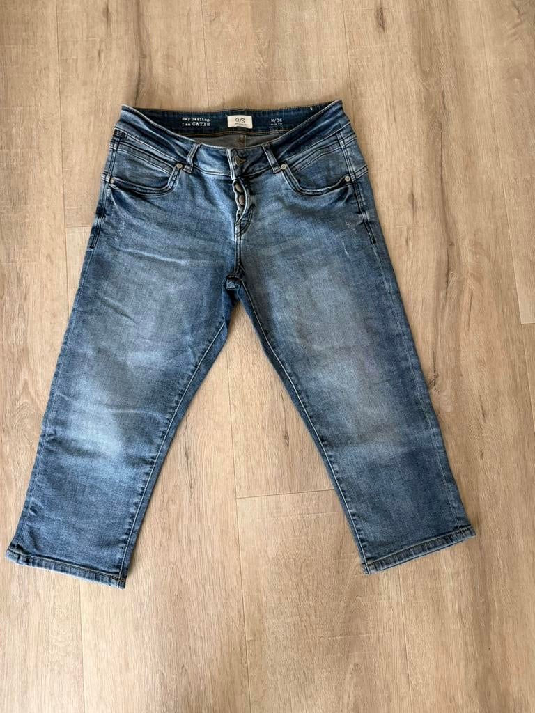 Capri jeans QS st oliver maat 36, Ophalen of Verzenden, Zo goed als nieuw, Blauw, W28 - W29 (confectie 36)