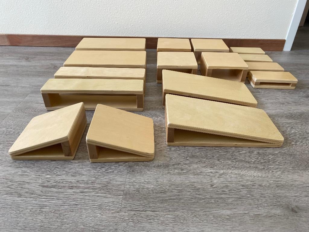 Guidecraft holle blokken set, Kinderen en Baby's, Speelgoed | Houten speelgoed, Ophalen of Verzenden, Zo goed als nieuw