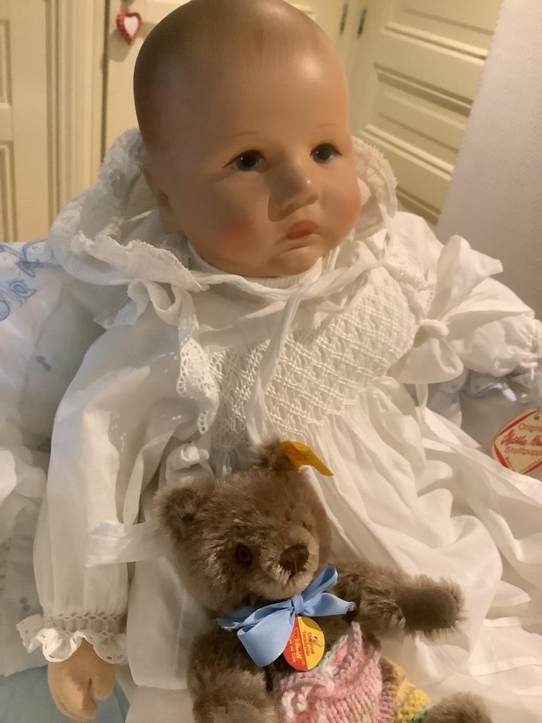 Kathe Kruse Leerbaby Traumerchen  3 stuks., Ophalen of Verzenden, Zo goed als nieuw, Pop