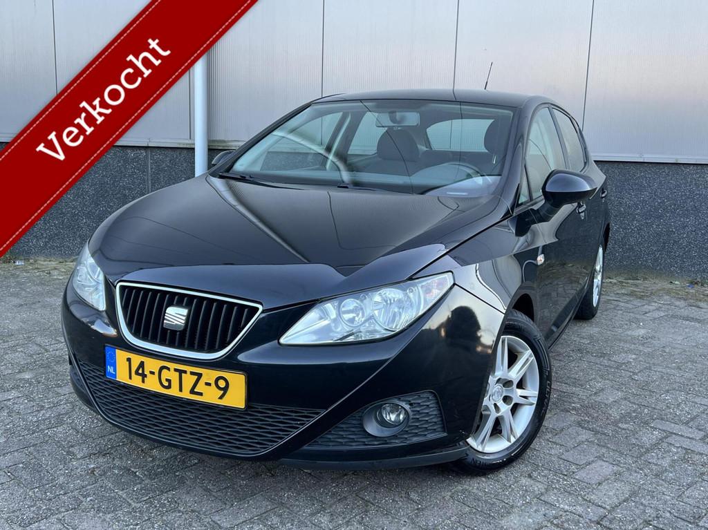 Seat Ibiza 1.4 Stylance 5drs Cruise Airco NL Auto NAP, Voorwielaandrijving, 86 pk, 4 cilinders, Origineel Nederlands