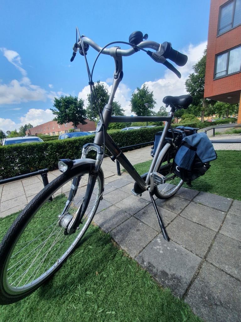 Hoge herenfiets Gazelle Orange - Comfortabel en Betrouwbaar, Ophalen, Gebruikt, Versnellingen, 61 tot 65 cm