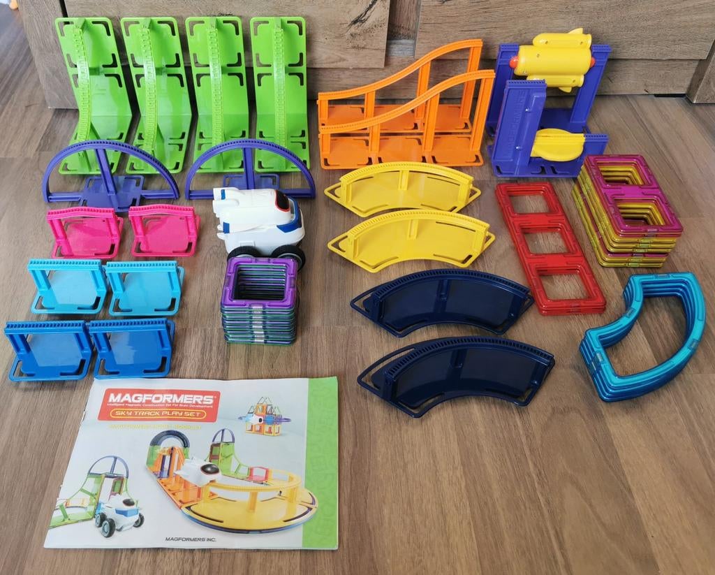Magformers Sky Track Play Set - Magnetisch Bouwspeelgoed, Ophalen of Verzenden, Gebruikt, Bouwen