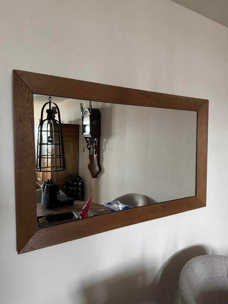 Spiegel, Ophalen of Verzenden, Zo goed als nieuw, Rechthoekig