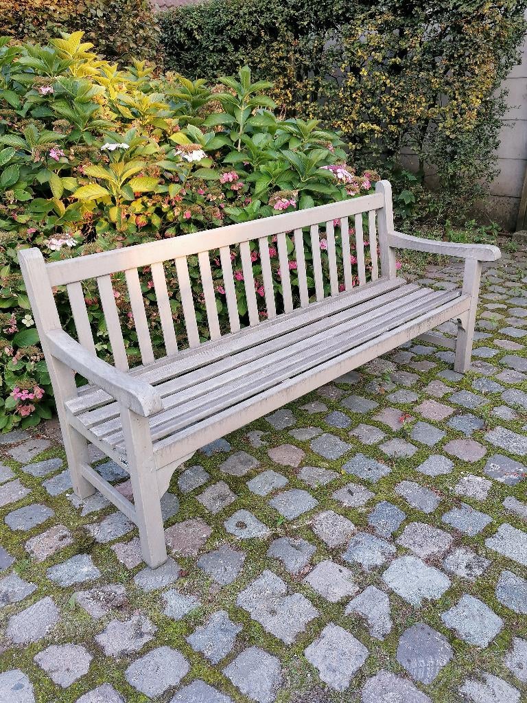 Tuinbank teakhout, Ophalen, Zo goed als nieuw, Teakhout