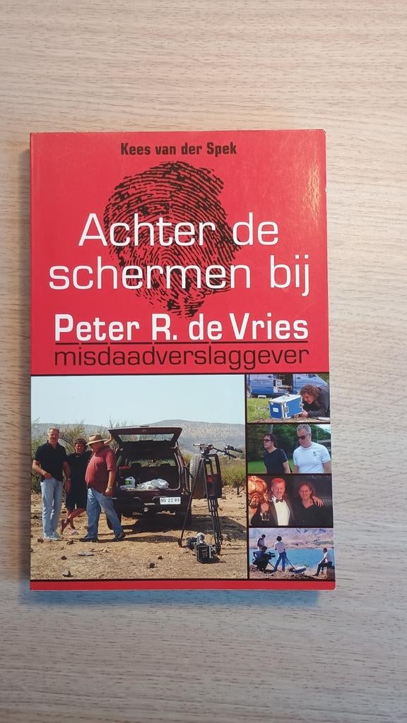 K. van der Spek - Achter de schermen bij Peter R. de Vries, Ophalen of Verzenden, Zo goed als nieuw, K. van der Spek