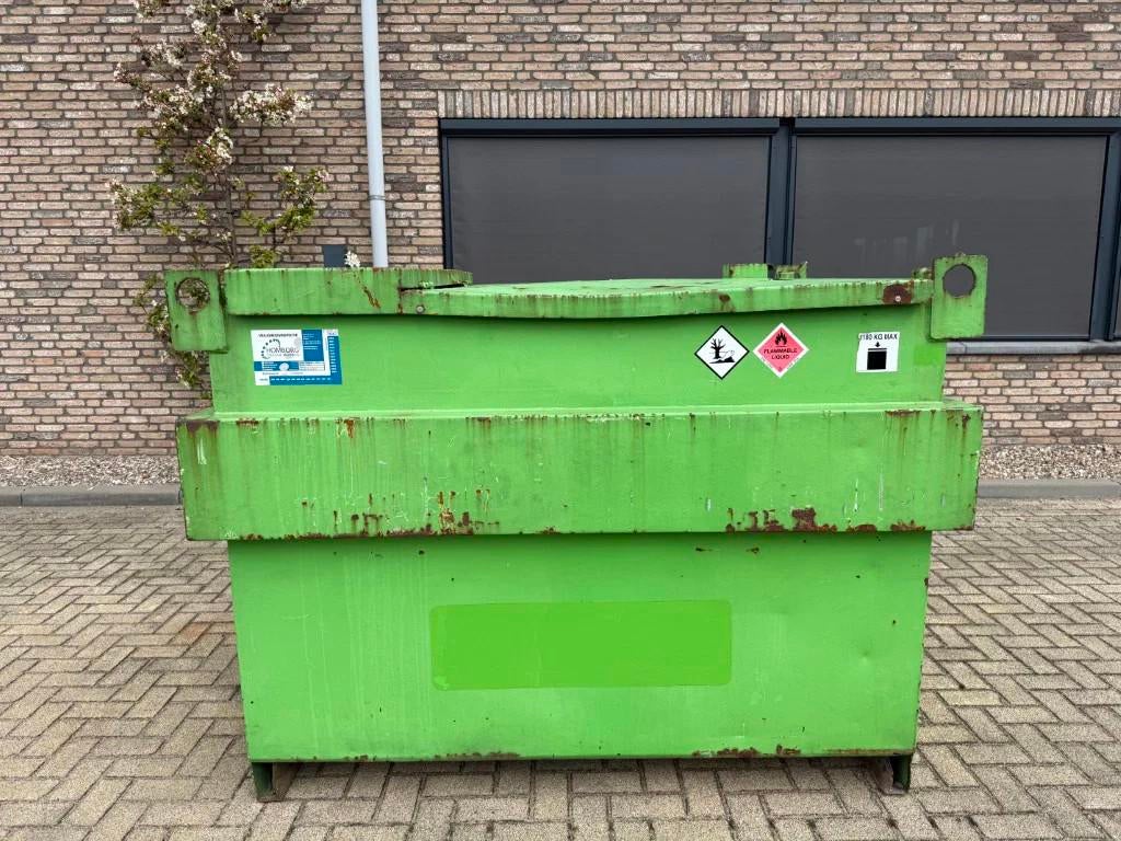 Kiwa IBC Steenbergen 2000 liter IBC Dieseltank Milieutank me, Ophalen of Verzenden