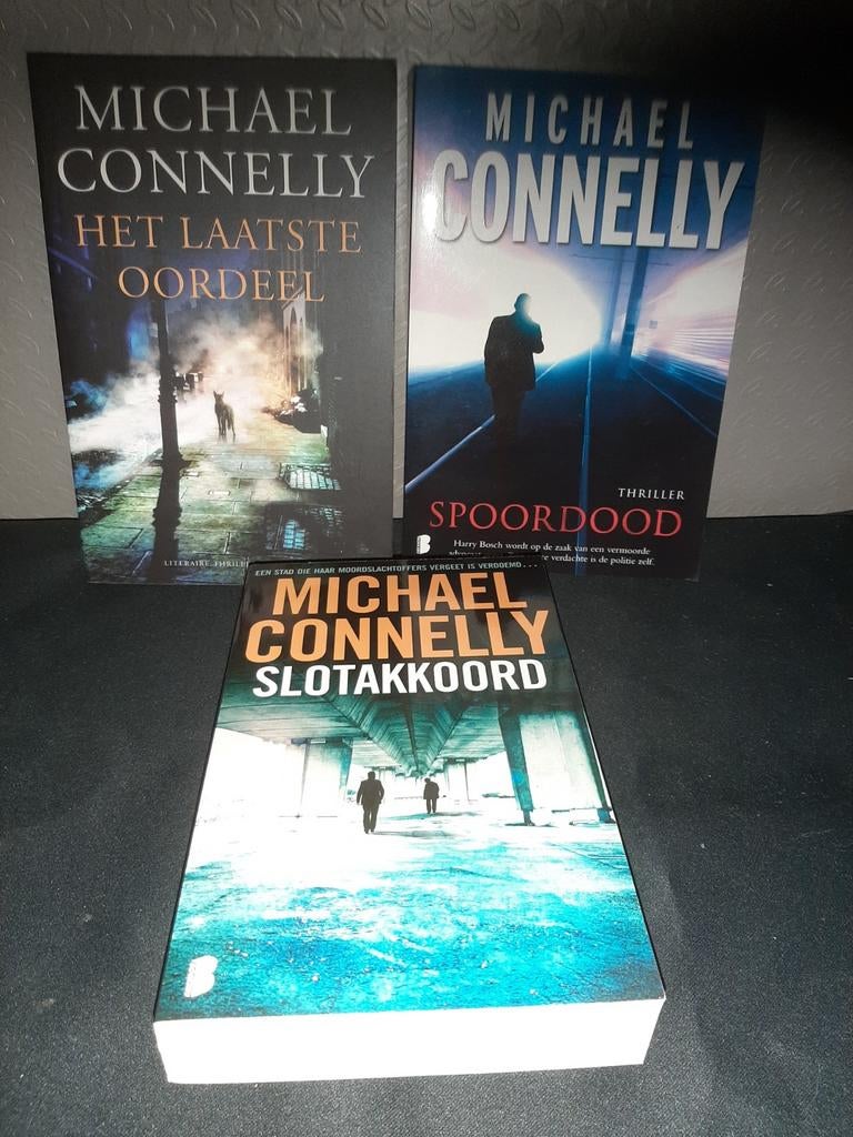 Michael Connelly boeken:Het Laatste Oordeel, Spoordood, Slo, Boeken, Ophalen of Verzenden, Gelezen