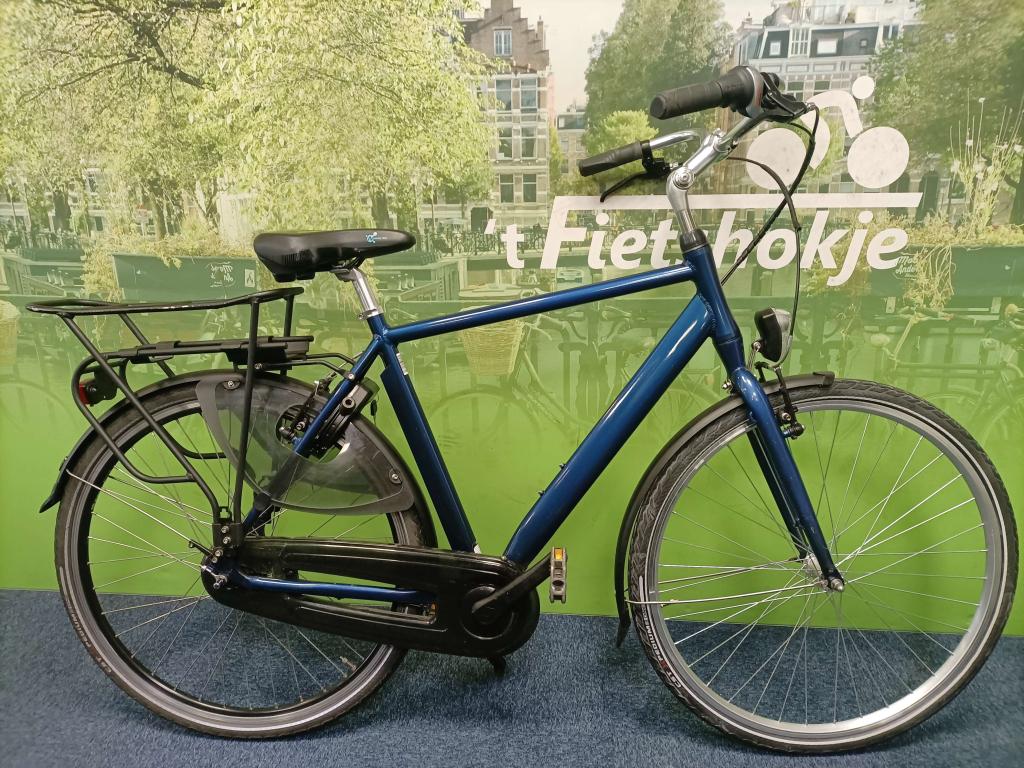 Fietshokje Raaks: Herenfiets blauw