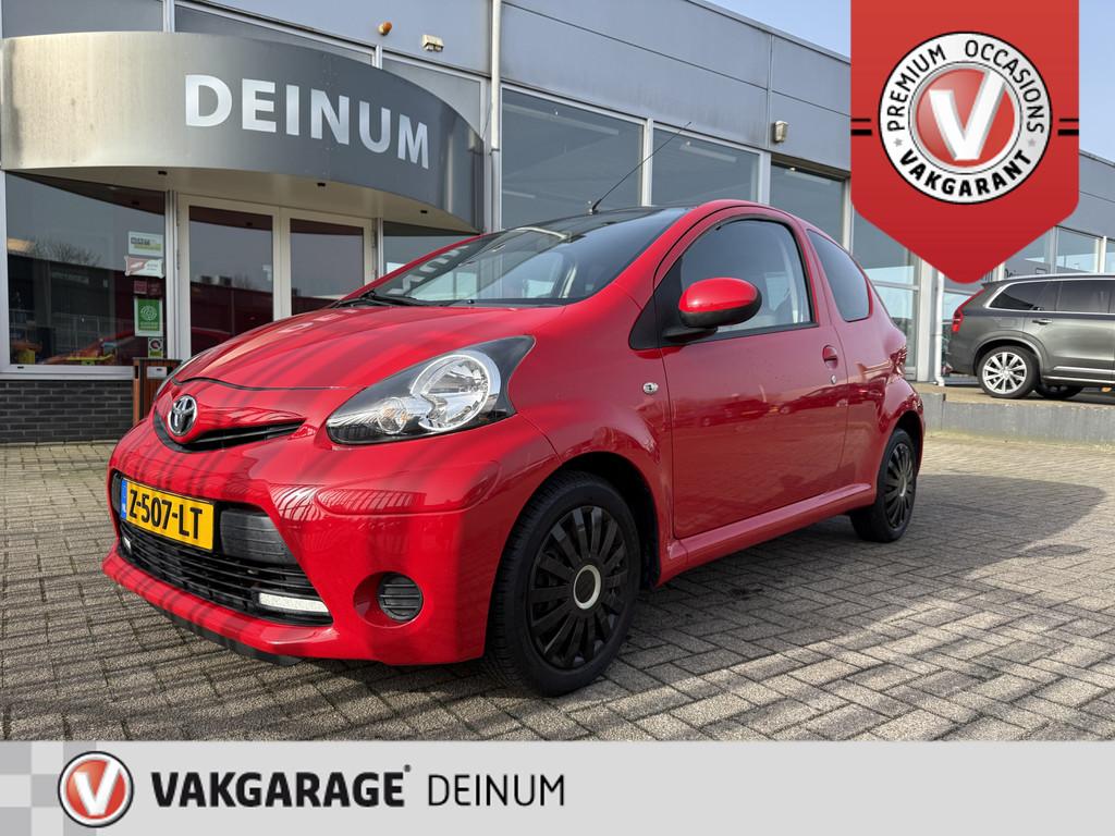 Toyota Aygo 1.0 VVT-i Comfort Airco, Navigatie, Elektr.ramen, Auto's, Euro 5, Stof, Gebruikt, Zwart