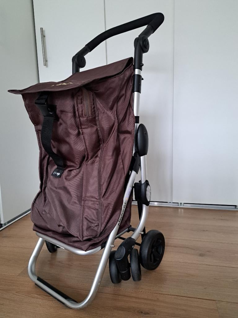 Playmarket boodschappen trolley, 30 cm of meer, Bruin, Zo goed als nieuw, Wieltjes