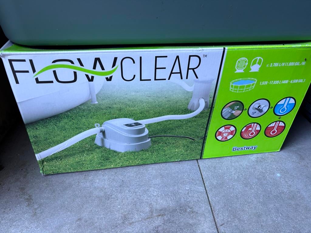 Flowclear warmtepomp voor zwembad, Ophalen of Verzenden, Gebruikt