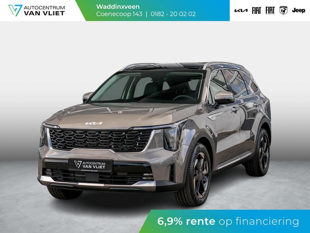 Kia Sorento 1.6 T-GDi Plug-in Hybrid 4WD DynamicPlusLine 7p, 4 cilinders, Bruin, 7 stoelen, Hybride Elektrisch/Benzine