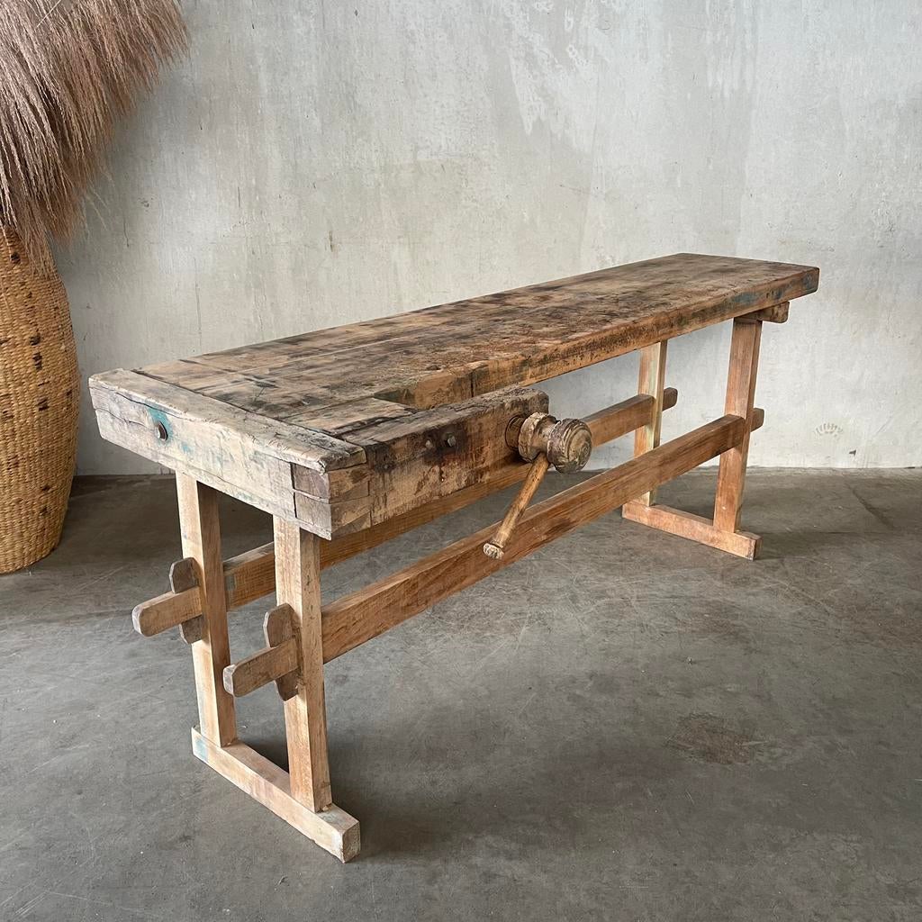 Oude timmermans werkbank, dressoir, meubel,, Ophalen