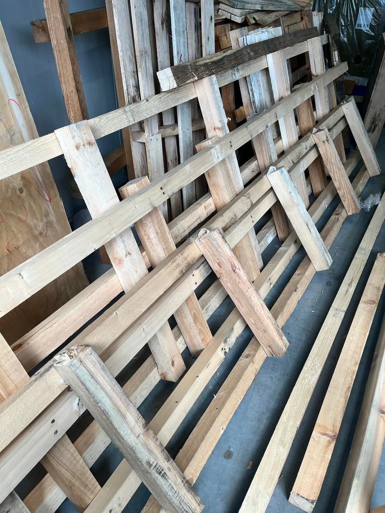 Houten balken 7cm x 7cm, Ophalen of Verzenden, Gebruikt, 250 cm of meer, Balken