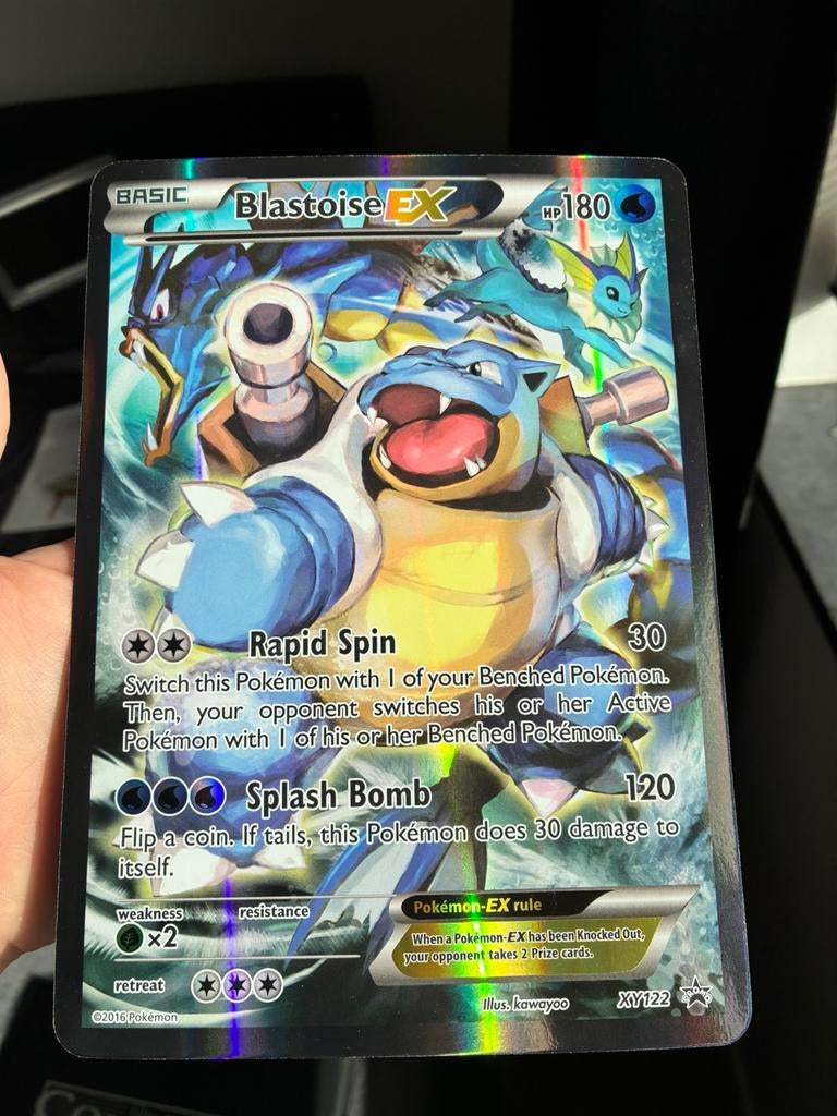 Blastoise EX black star promo, Hobby en Vrije tijd, Verzamelkaartspellen | Pokémon, Ophalen of Verzenden, Zo goed als nieuw