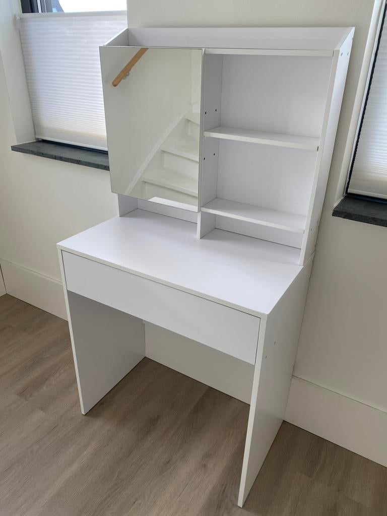 Kaptafel wit Vasagle RDT118, Ophalen, 100 tot 150 cm, 50 tot 100 cm, Zo goed als nieuw