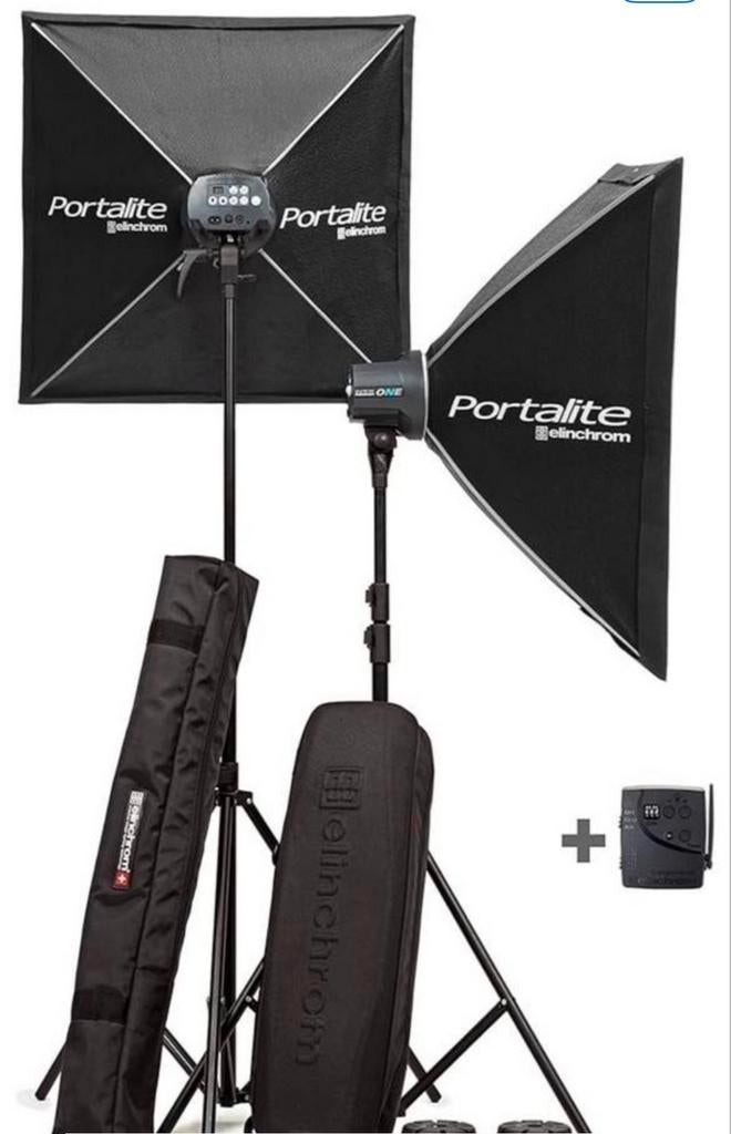 Elinchrom flitsset Dlite 4, Ophalen, Gebruikt, Overige typen