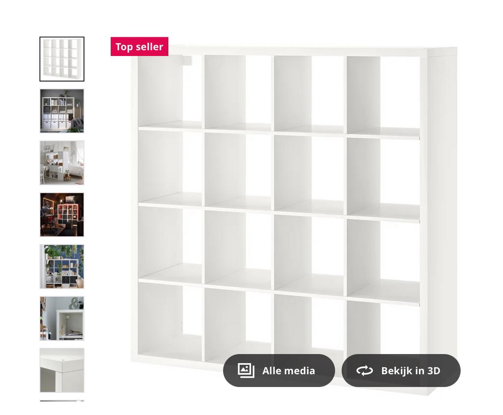 Ikea vakkenkast, Huis en Inrichting, Ophalen of Verzenden, Gebruikt