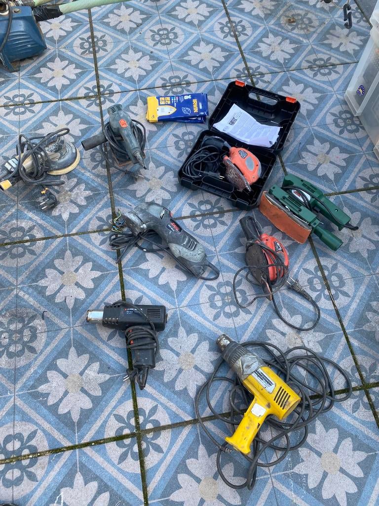 Schilder / stukadoor gereedschap, Doe-het-zelf en Verbouw, Gereedschap | Handgereedschap, Ophalen, Gebruikt