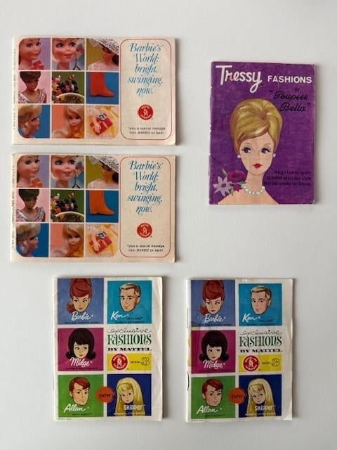Vintage Barbie booklets, Verzamelen, Ophalen of Verzenden, Gebruikt, Kleertjes