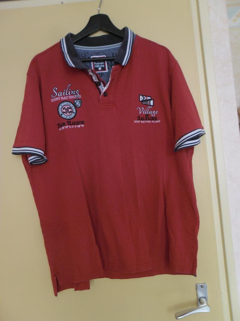 z.g.a.n. heren polo shirt. Maat XXL, Kleding | Heren, Grote Maten, Shirt, Ophalen of Verzenden, Zo goed als nieuw, Human Nature