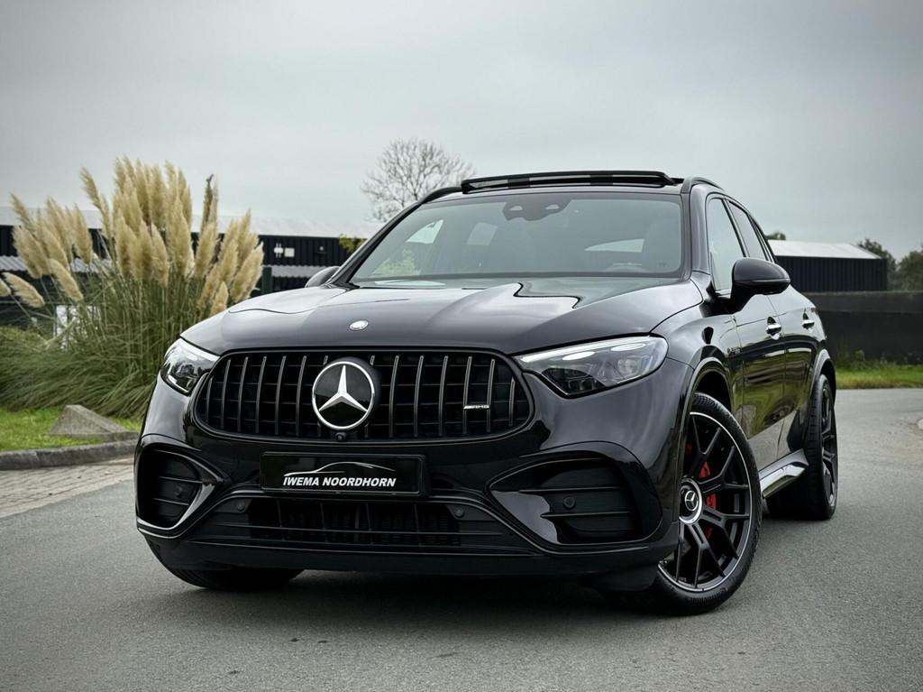 Mercedes GLC-klasse AMG 63 S E Performance Night Pakket|Pano, Auto's, Mercedes-Benz, Gebruikt, Zwart, Vierwielaandrijving, Hybride Elektrisch/Benzine