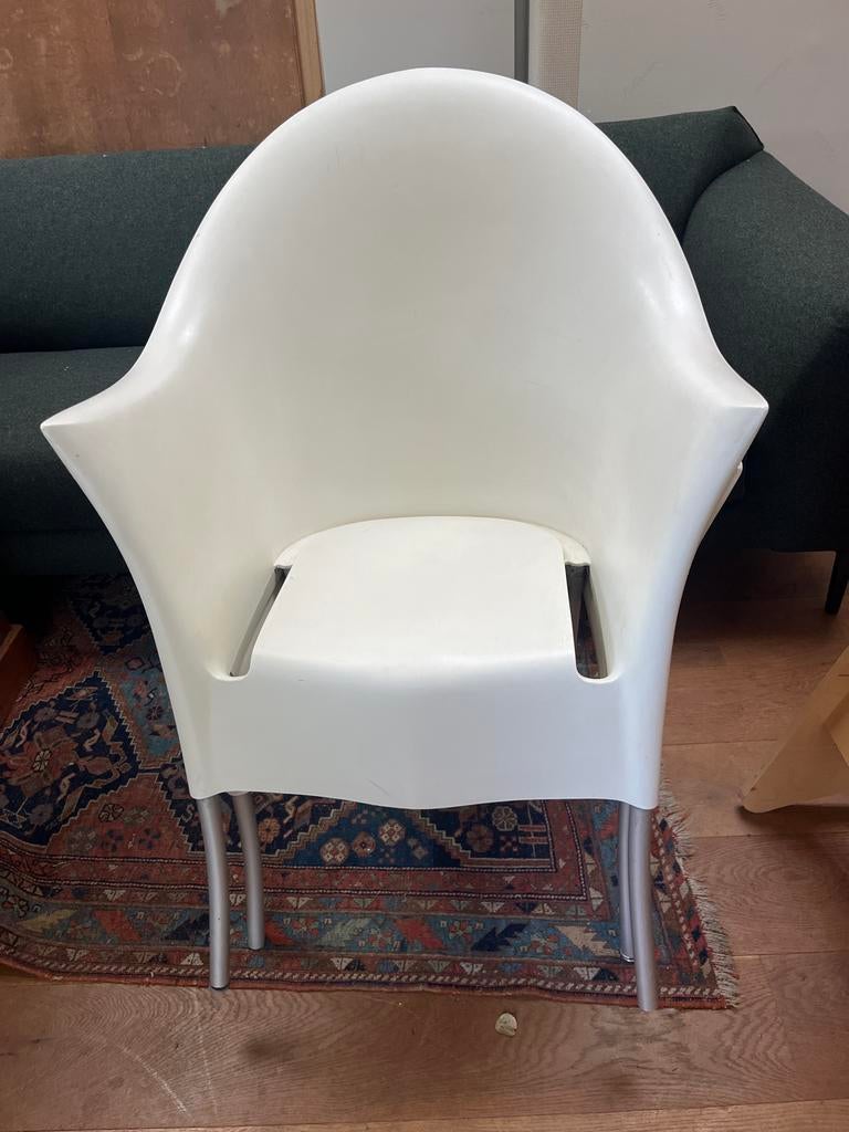 Set van 4 Philip Starck stoelen, Ophalen, Kunststof, Gebruikt, Wit