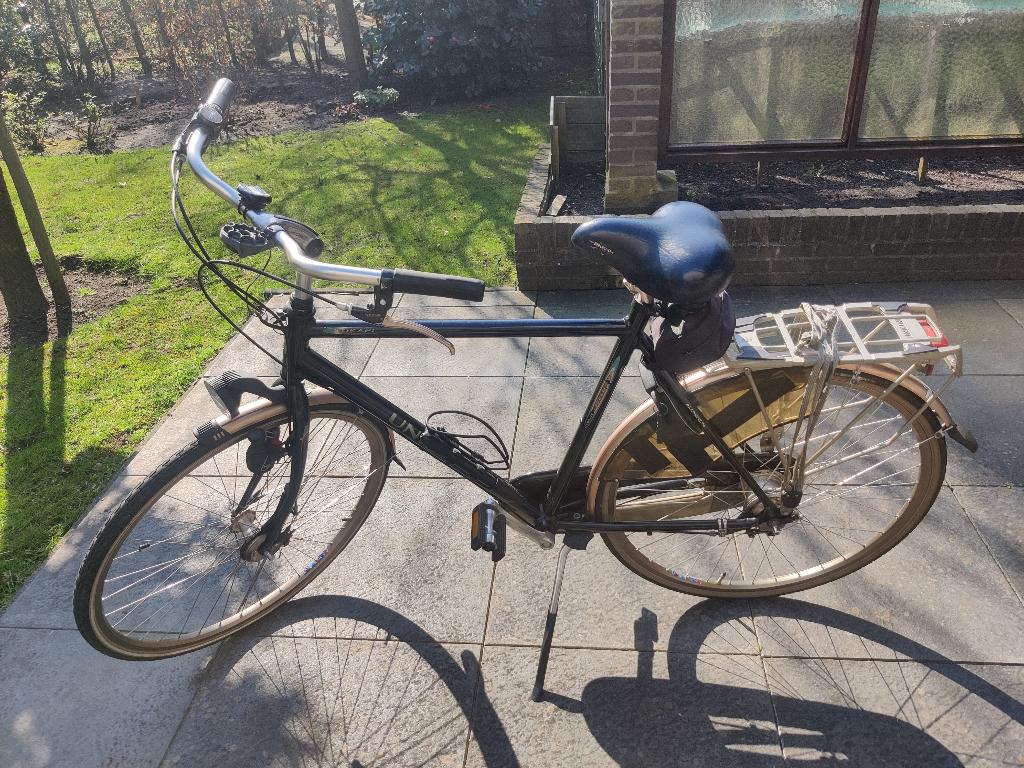 Hele nette Union Tokapi herenfiets, donkergroen, Ophalen, Gebruikt, Overige merken, Versnellingen