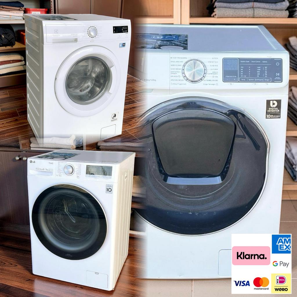 Wasdroogcombi 9kg 8kg 7kg SAMSUNG LG | Betaalgemak| Garantie, Ophalen, Minder dan 85 cm, 8 tot 10 kg, A