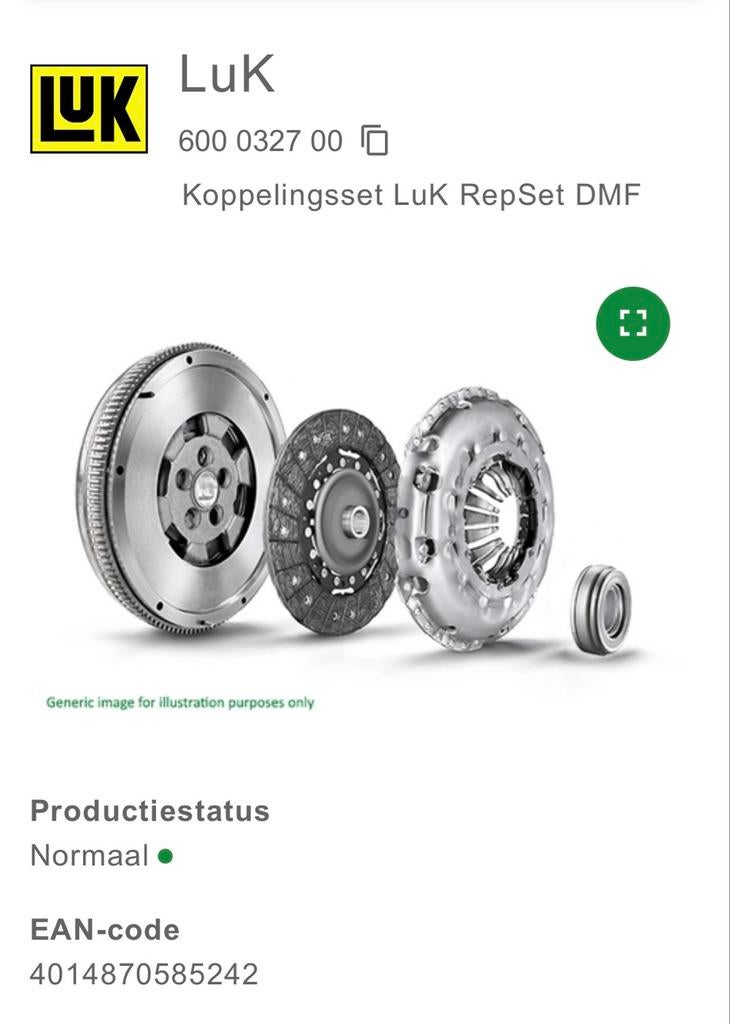 LUK koppeling set massavliegwiel handgeschakeld, Ophalen of Verzenden, Nieuw, Citroën