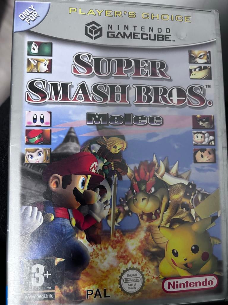 Super Smash Bros. Melee - Nintendo GameCube, Spelcomputers en Games, Games | Nintendo GameCube, Gebruikt, Vechten, Eén computer