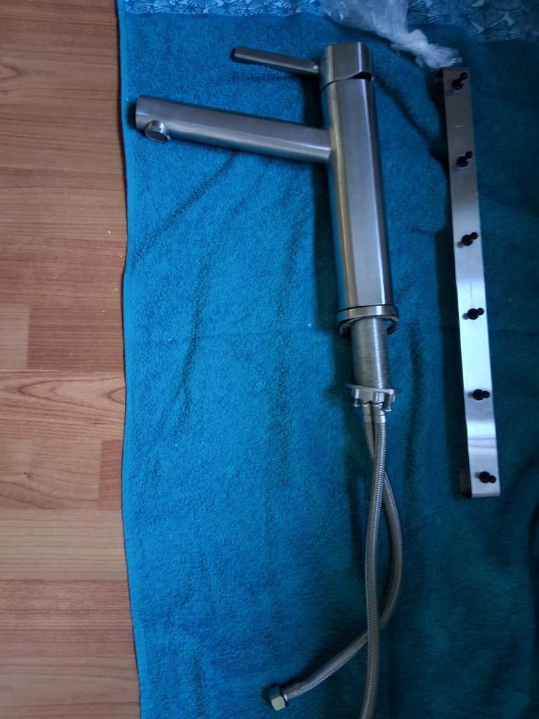 Keukenkraan en lepelrekje, Doe-het-zelf en Verbouw, Sanitair, Ophalen, Gebruikt, Kraan