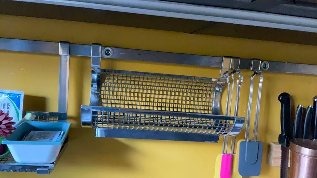 Rosle keukenrol houder, Huis en Inrichting, Keuken | Keukenbenodigdheden, Ophalen of Verzenden, Gebruikt