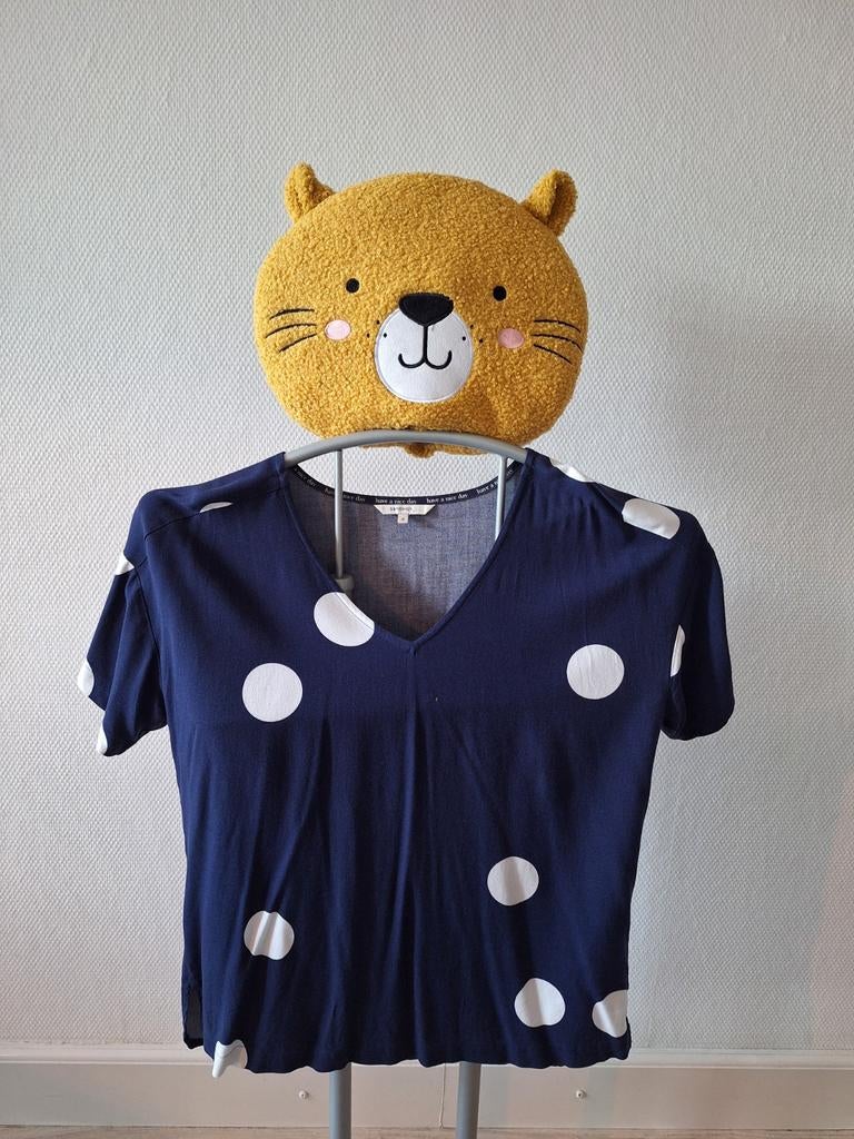 Top van Sandwich maat 38, Kleding | Dames, Tops, Maat 38/40 (M), Blauw, Ophalen of Verzenden, Zo goed als nieuw