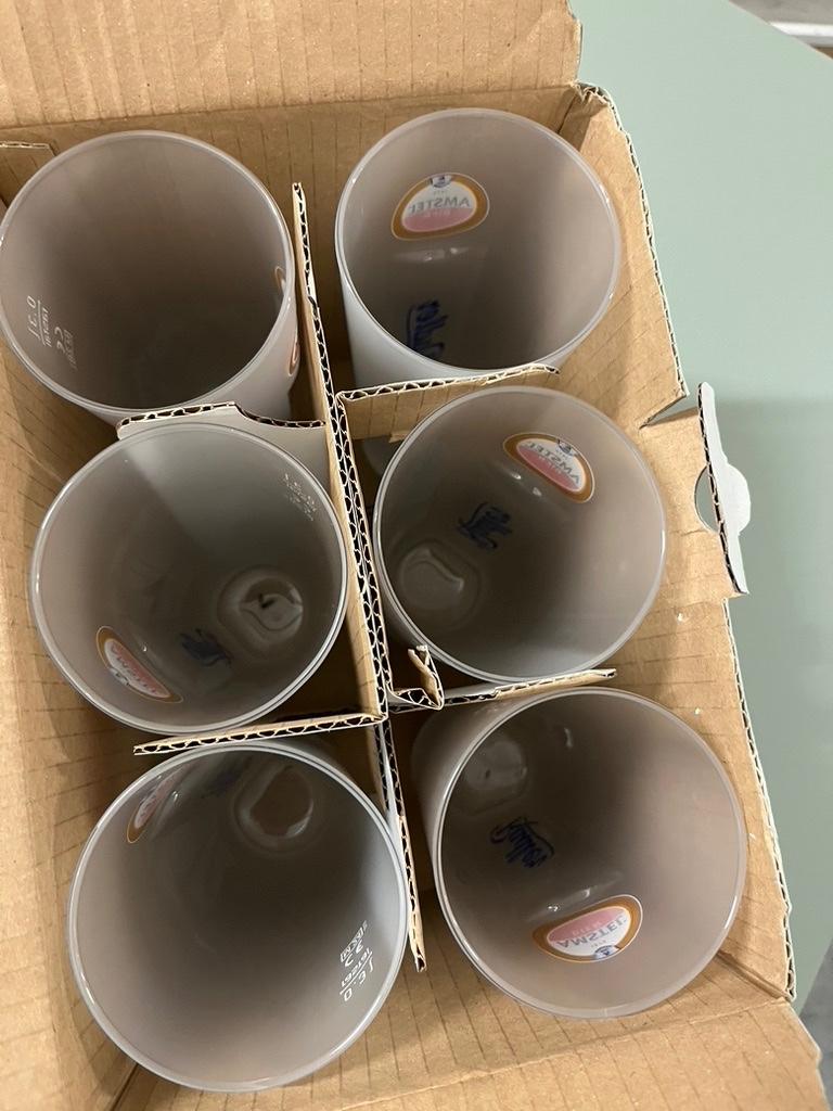 Radler glazen 6 stuks, Ophalen, Zo goed als nieuw, Bierglas