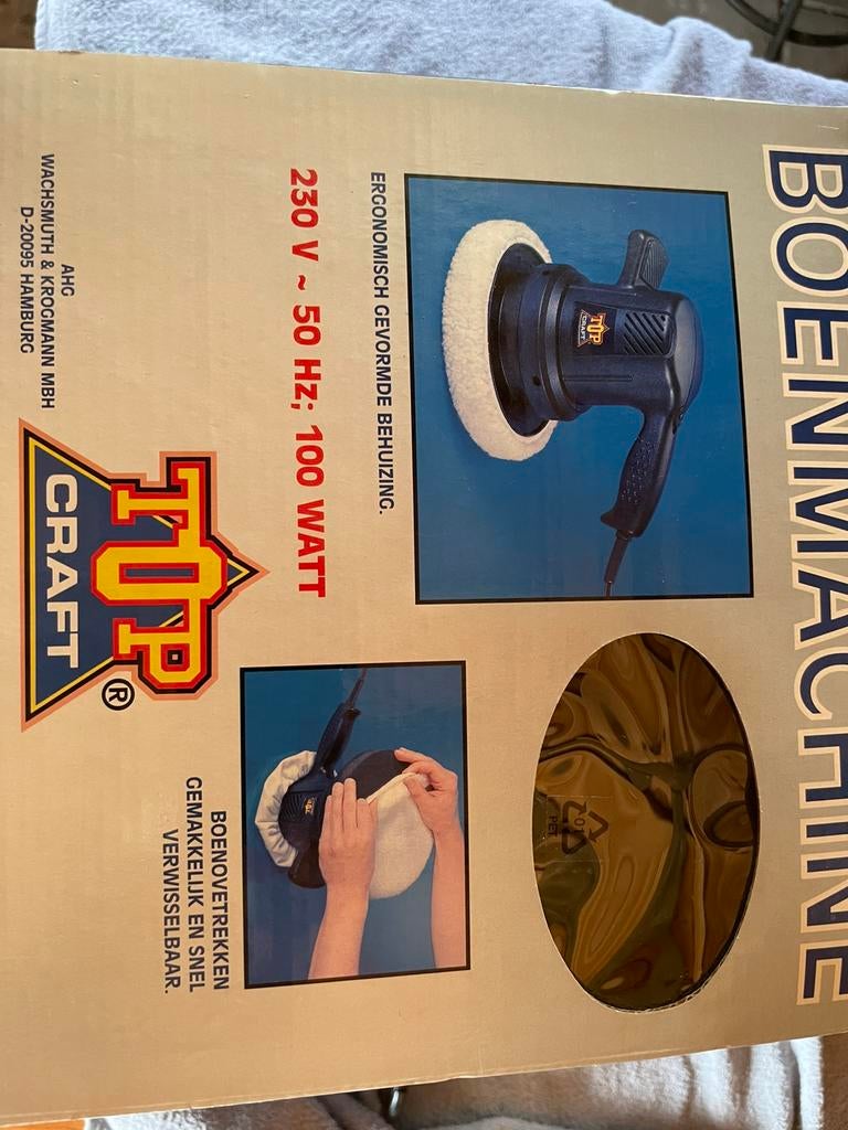 Boenmachine, Ophalen, Nieuw