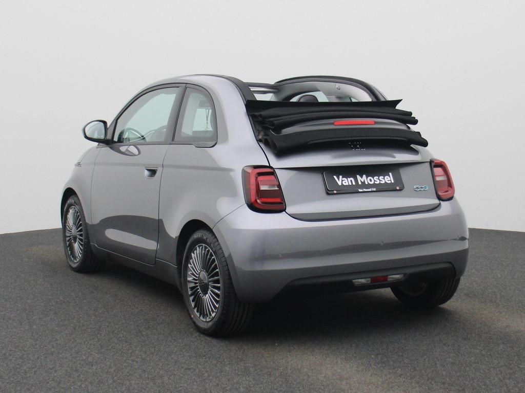 Fiat 500C 500e 42 kWh Icon | Climate Control / ECC | Open da, Auto's, Stof, Gebruikt, 118 pk, Cabriolet