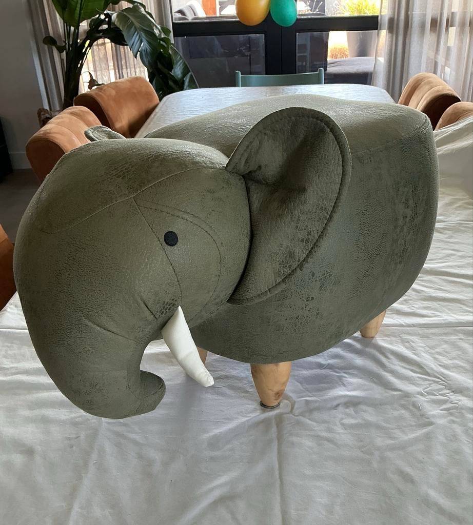 Leuke Kinderkruk Olifant - leuk voor bv jungle kamer, Ophalen of Verzenden, Zo goed als nieuw, Overige materialen
