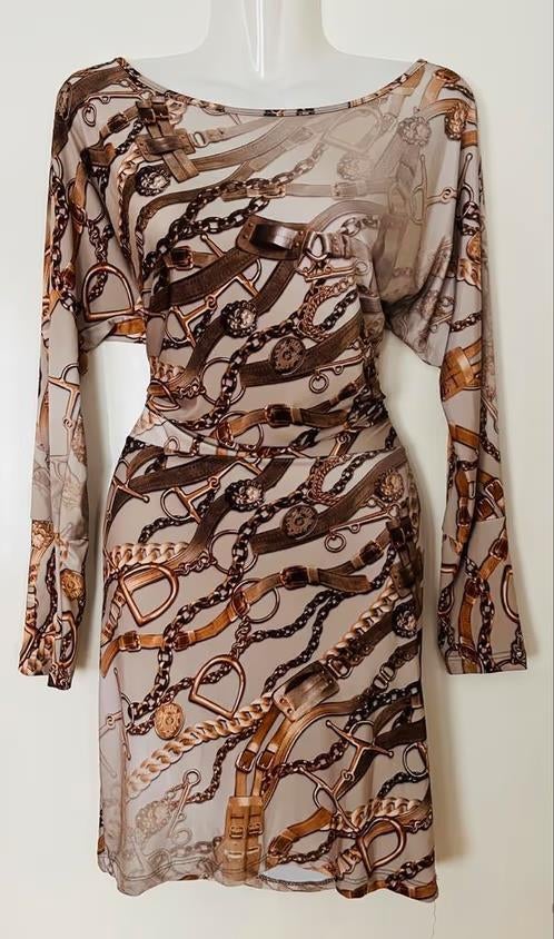 Studio Mo jurk maat S, Beige, Ophalen of Verzenden, Zo goed als nieuw, Maat 36 (S)