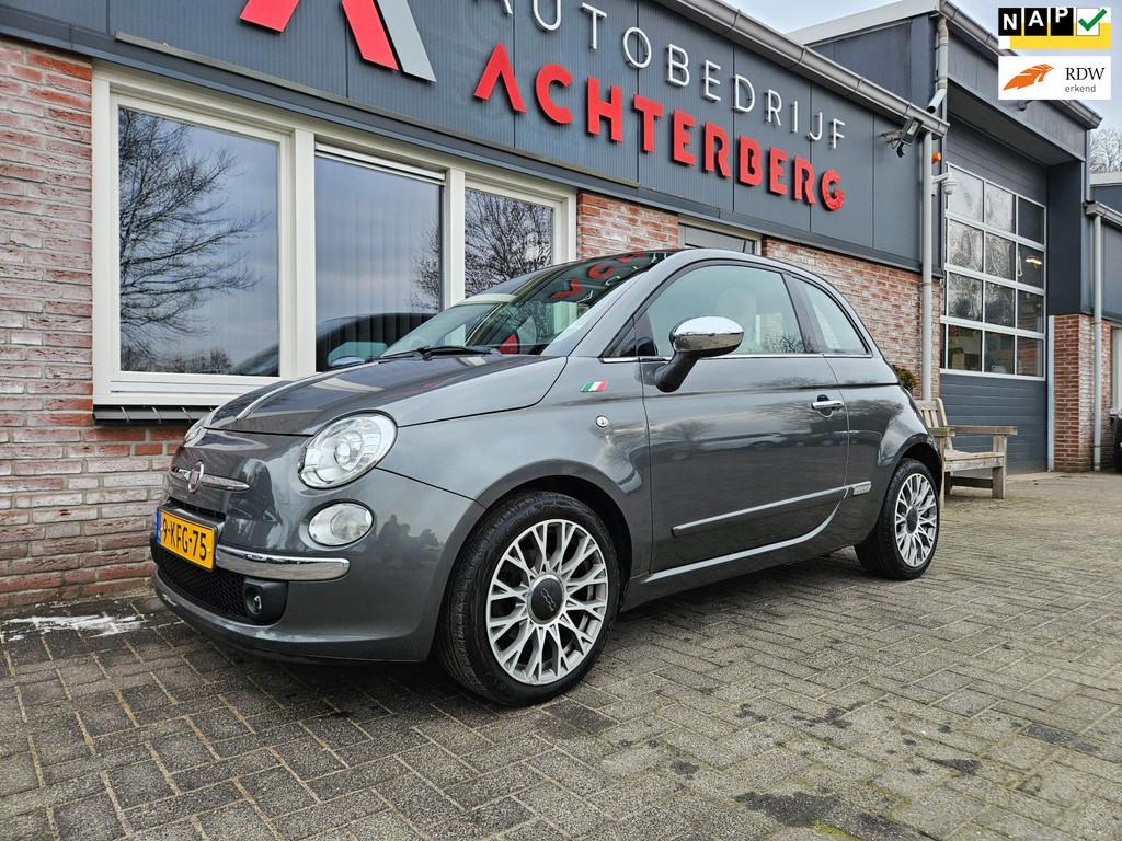 Fiat 500 0.9 TwinAir Lounge Leer! Xenon! Panoramadak! Leuke, Voorwielaandrijving, Euro 5, 86 pk, Gebruikt