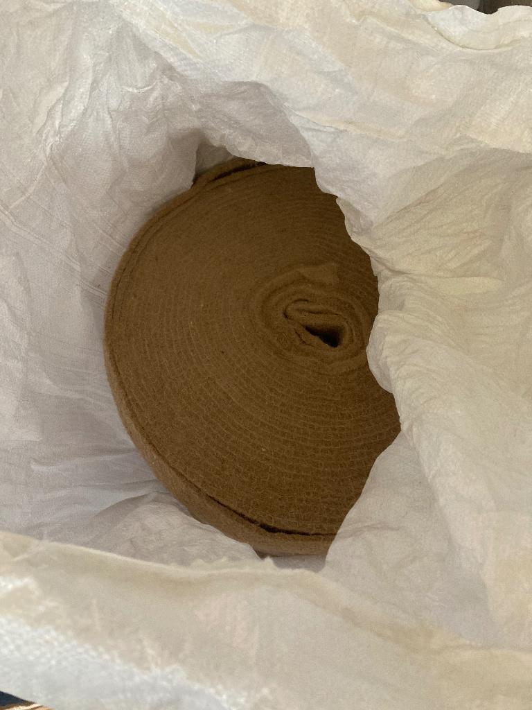 Jute vilt - rol van 24m 120cm breed, Ophalen, Nieuw