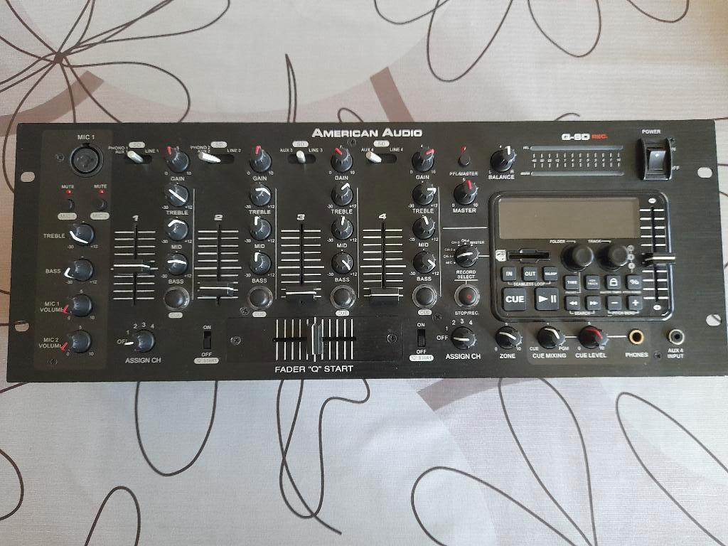 american audio mengpanneel, Muziek en Instrumenten, Mengpanelen, Ophalen, Zo goed als nieuw, 5 tot 10 kanalen, Microfooningang