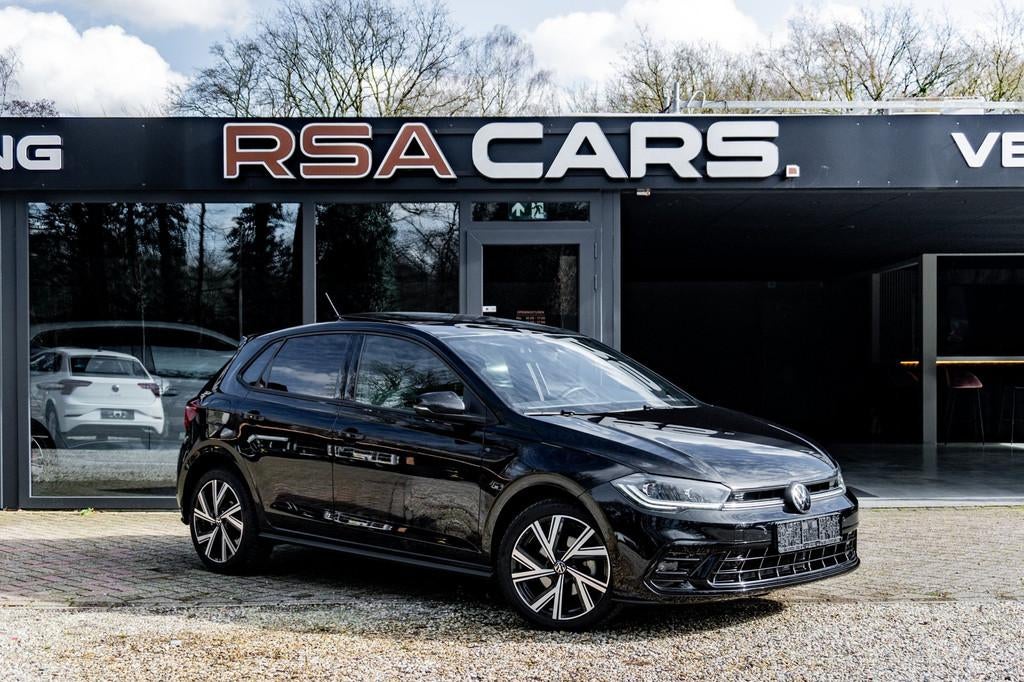 Volkswagen Polo 1.0 TSI R-Line Edition | Full option, Gebruikt, Zwart, Zwart, Bedrijf