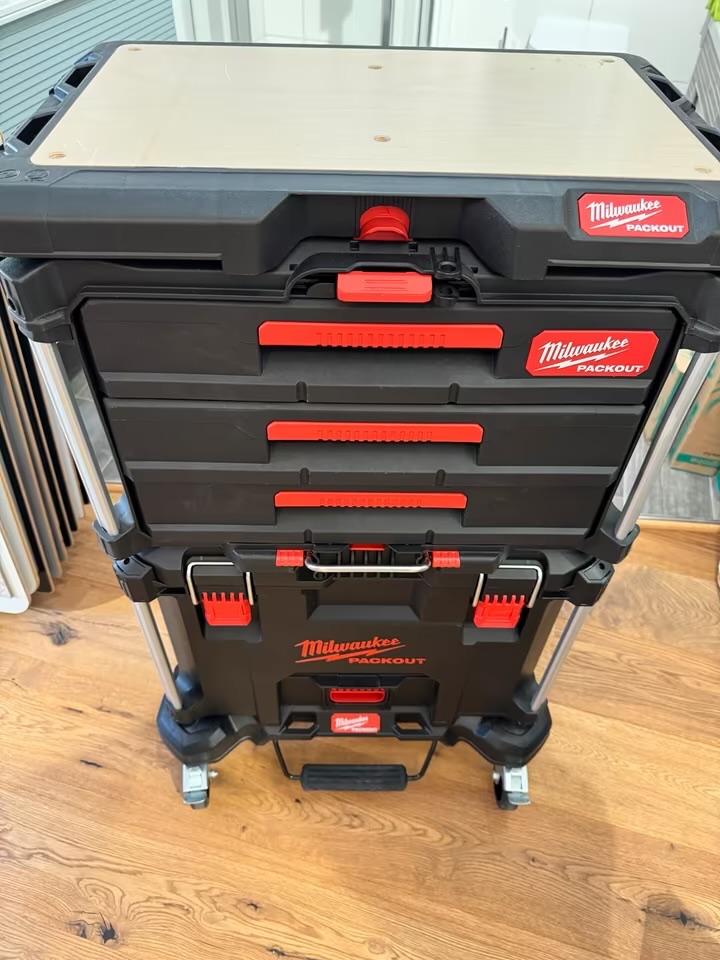 Gezocht Milwaukee gereedschap kisten/ koffers!., Ophalen, Gebruikt