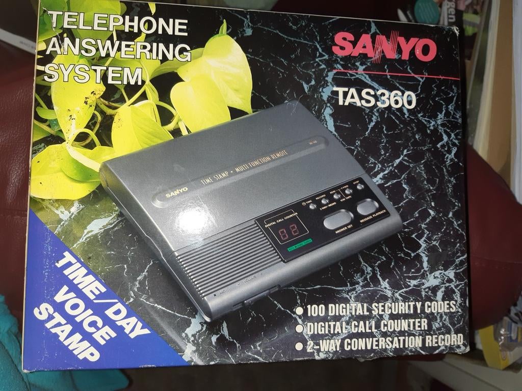 Telefoonbeantwoorder Sanyo TAS 360, Ophalen of Verzenden, Nieuw, Meerdere boodschappen