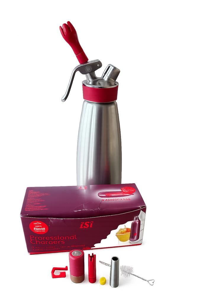 iSi Gourmet Whip slagroomspuit RVS 1 liter, Ophalen of Verzenden, Zo goed als nieuw