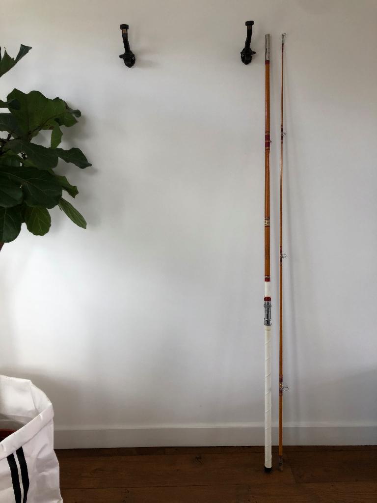 Vintage Zeehengel / Wout van Leeuwen, Watersport en Boten, Ophalen, Gebruikt, Werphengel