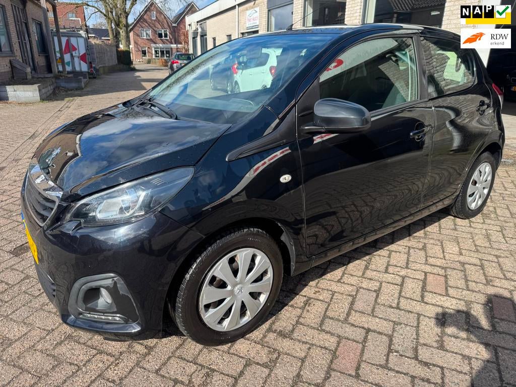 Peugeot 108 1.0 e-VTi Active AIRCO ORG 94723 KM NAP VOLLEDIG, Voorwielaandrijving, Gebruikt, Euro 6, Zwart