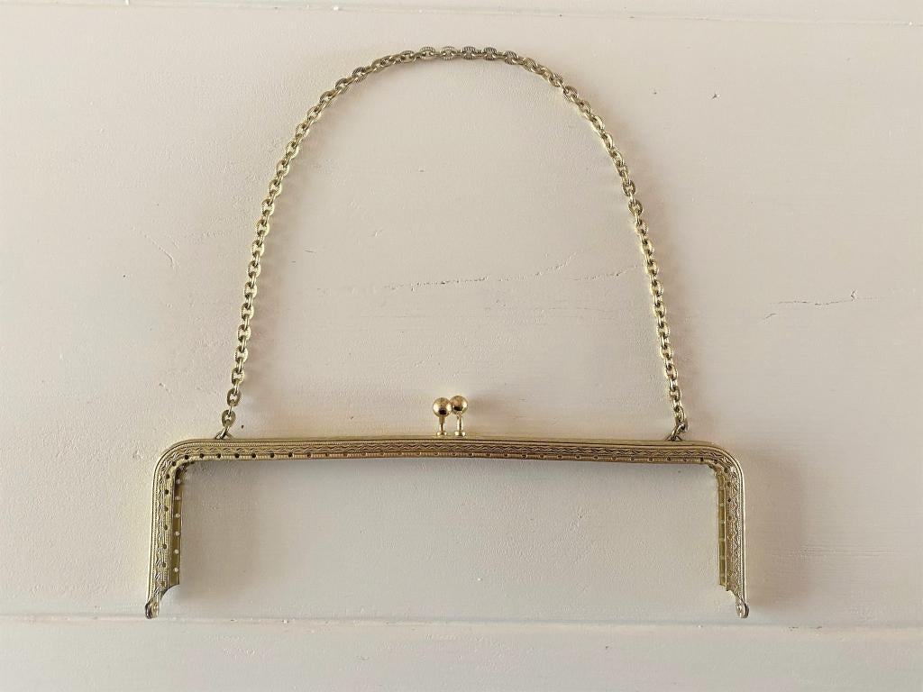 Tasbeugel met ketting, goudkleurig metaal, nieuw, Ophalen of Verzenden, Nieuw